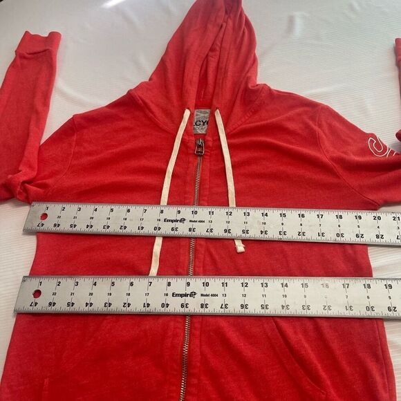 NWOT Soul Cycle Bright Orange Zip Hoodie Jacket Size XS - Picture 5 of 10